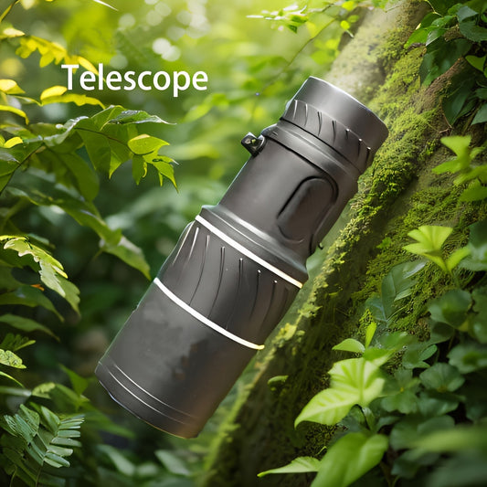 Monocular Telescope with Smartphone Adapter and Tripod for Bird Watching