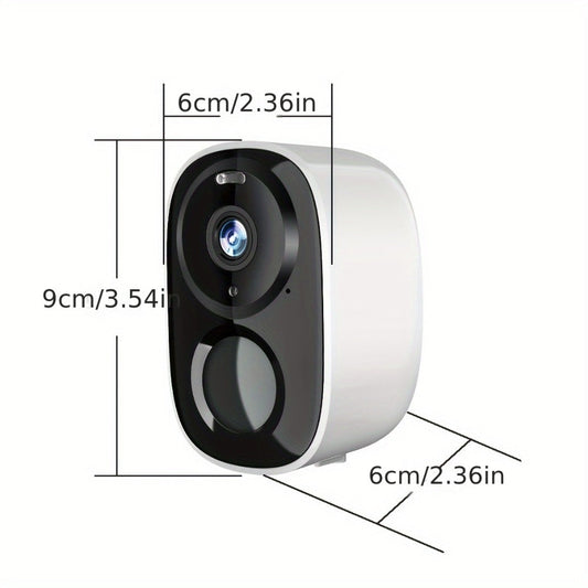 Solar Outdoor Security Camera BW4 with 3MP Video, Spotlight & Two-Way Audio