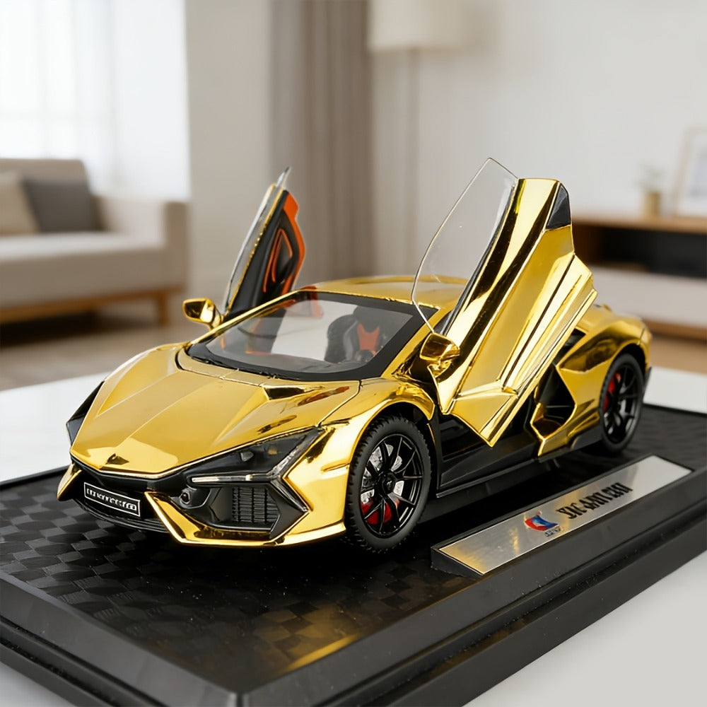 Die-Cast Sports Car Display Model, 1:24 Scale with 8 Style Options