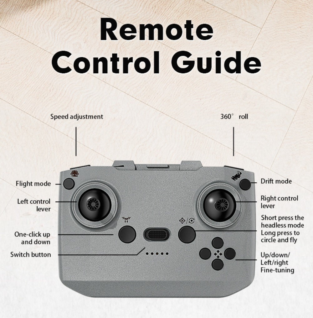 2-in-1 Mini RC Car and Drone Combo Dual Mode Switch One-Touch Takeoff Stable Hover Racing Mode Headless Mode 360° Aerial Flips Dual Batteries | RC Toy Gift for Kids Boys Girls | Birthday Christmas
