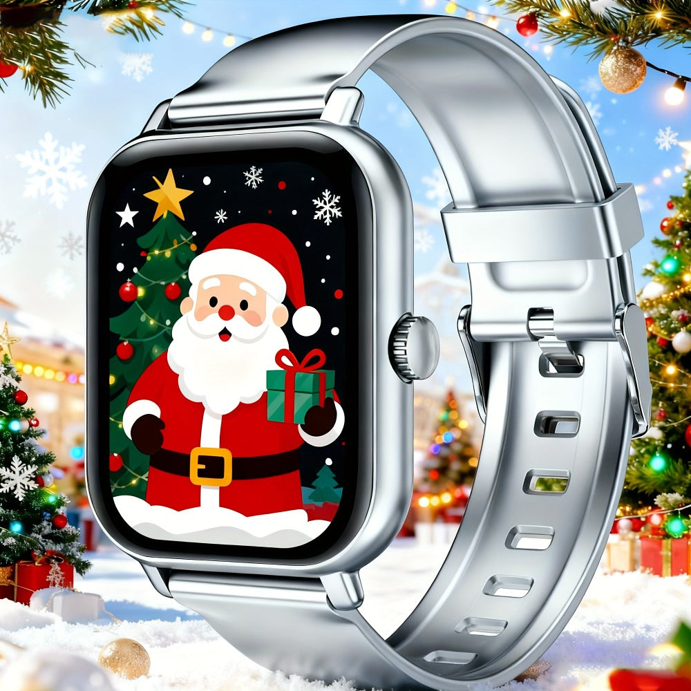 Large Screen Smart Watch with HD Voice Calling, Unisex Bluetooth Smartwatch, Message Reminder, Multiple Sport Modes, Heart Rate Sleep Tracker, Compatible with iPhone & Android – Outdoor Daily Wear Gift Watch 8 Colors