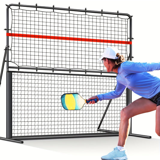 Pickleball Rebounder Net with Adjustable Angle, 6 x 6 ft Solo Practice Trainer