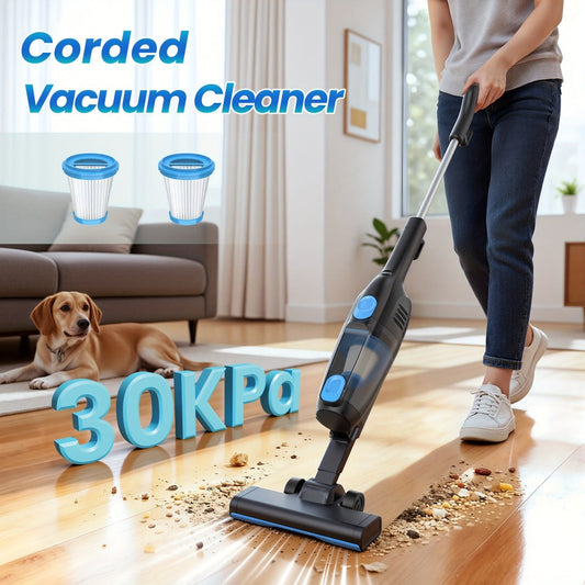Cordless Stick Vacuum with 30 kPa Suction, 600W Motor and Bagless Dust Cup