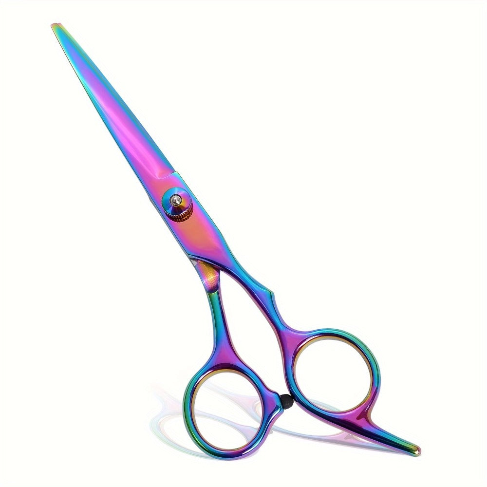 Professional Hair Scissors Set 16pcs 6.0 Inch – Thinning Shears Bangs Flat Cut Blending Salon Shears Diagonal Tail Design Hair Cutting Kit for Men Women Home Barber Gift