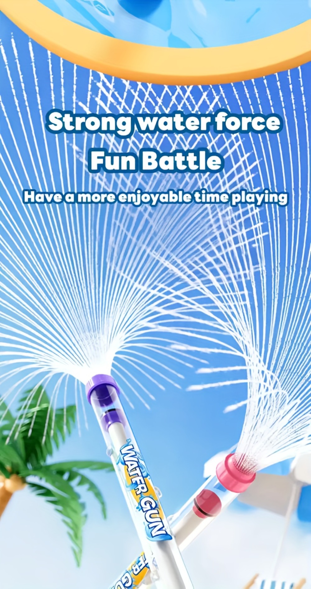 Firework-Shaped Water Gun Set, 3- or 6-Pack for Outdoor Water Play