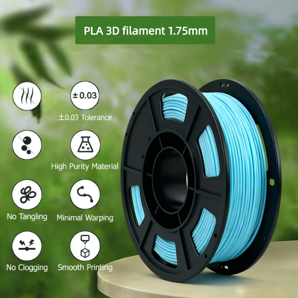 Vacuum Box PLA Filament 1.75mm 250g Various Colors Low Warping High Precision ±0.02mm Moisture Proof Premium Sealed Spool Compatible with Most FDM 3D Printers Special Edition