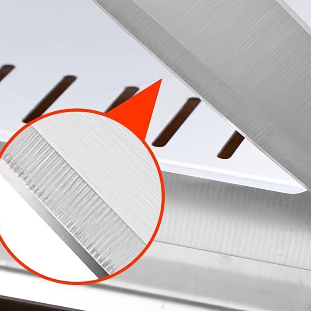 Stainless Steel Manual Meat Slicer Frozen Beef Cutter – 408 Steel Blade Rectangle Slicer for Beef Rolls Vegetables & Bone | Easy to Clean Household Meat Cutting Tool Kitchen Gadget