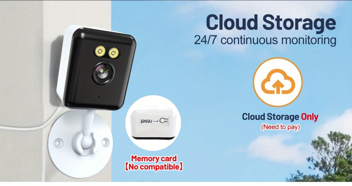 AI-Powered 3MP Indoor Security Camera 2-Pack, Humanoid Detection, Alexa Compatible, Full-Color Night Vision, Two-Way Audio, Smart Motion Alerts, 2.4G WiFi – Home Baby Pet Video Monitoring