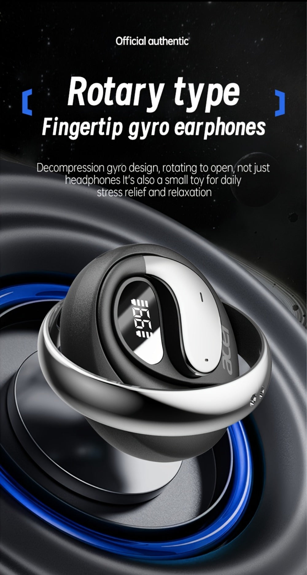 Acer TWS In-Ear Earbuds Noise Canceling Touch Control Sports Wireless Headphones Long Battery Life Lightweight for Running Workout Calls Compatible with Phone Tablet Valentine Gift