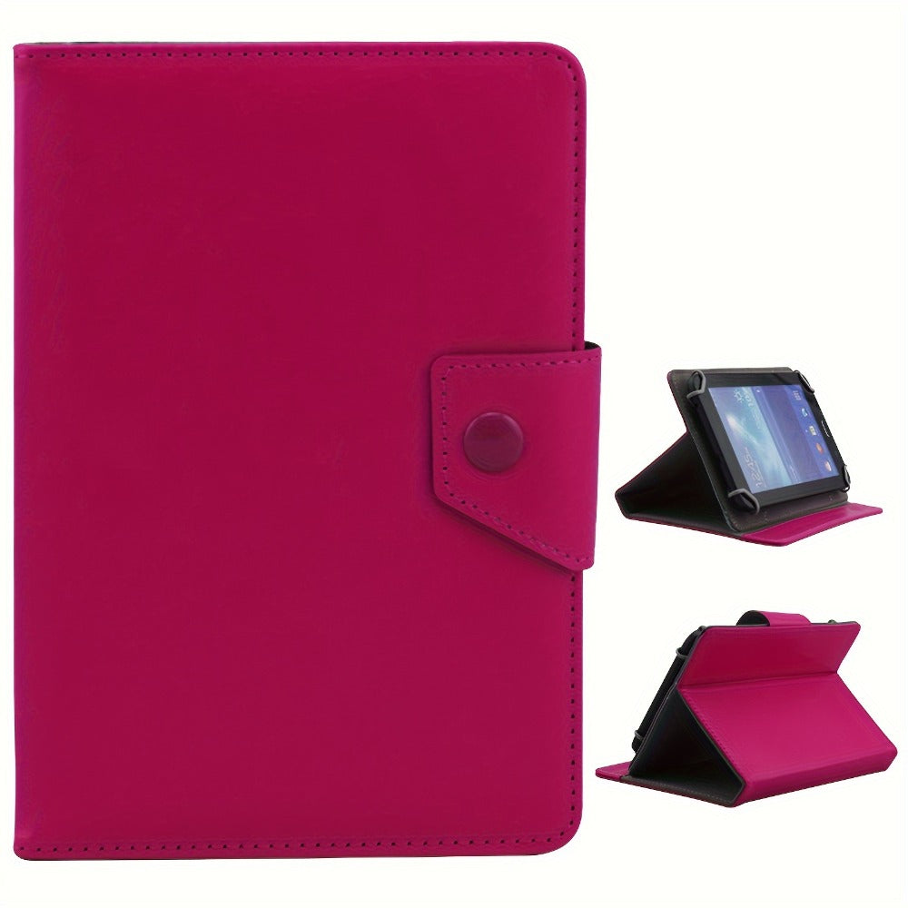 Tablet Sleeve Case 7 8 Inch Universal with Magnetic Closure, Soft Microfiber Interior Anti-Shock Stand Support, Protective Cover Compatible with Most Android Tablets & iPad Mini 7/6/5 – Multiple Colors Dark Blue Black Rose Red Green