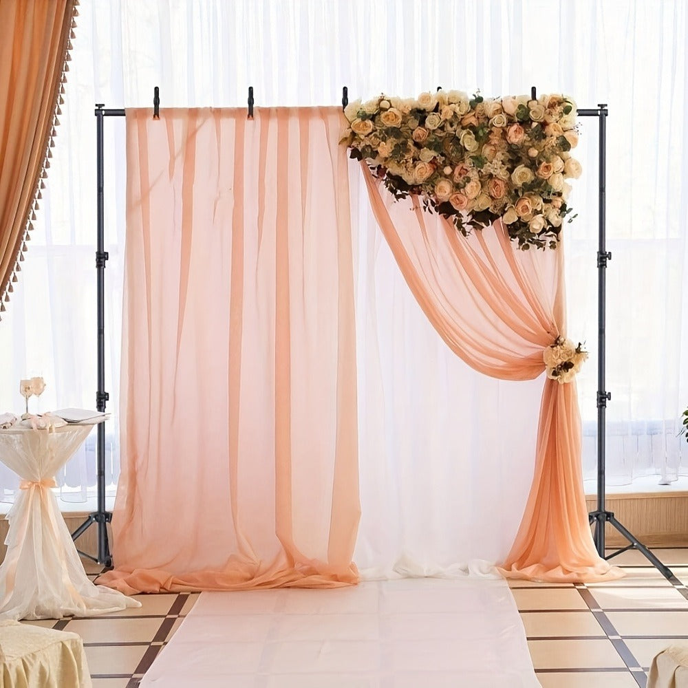 10x7ft Photo Video Studio Backdrop Stand System Kit with Carrying Bag | Adjustable Background Support for Photography, Wedding, Party Decoration & Portrait Studio
