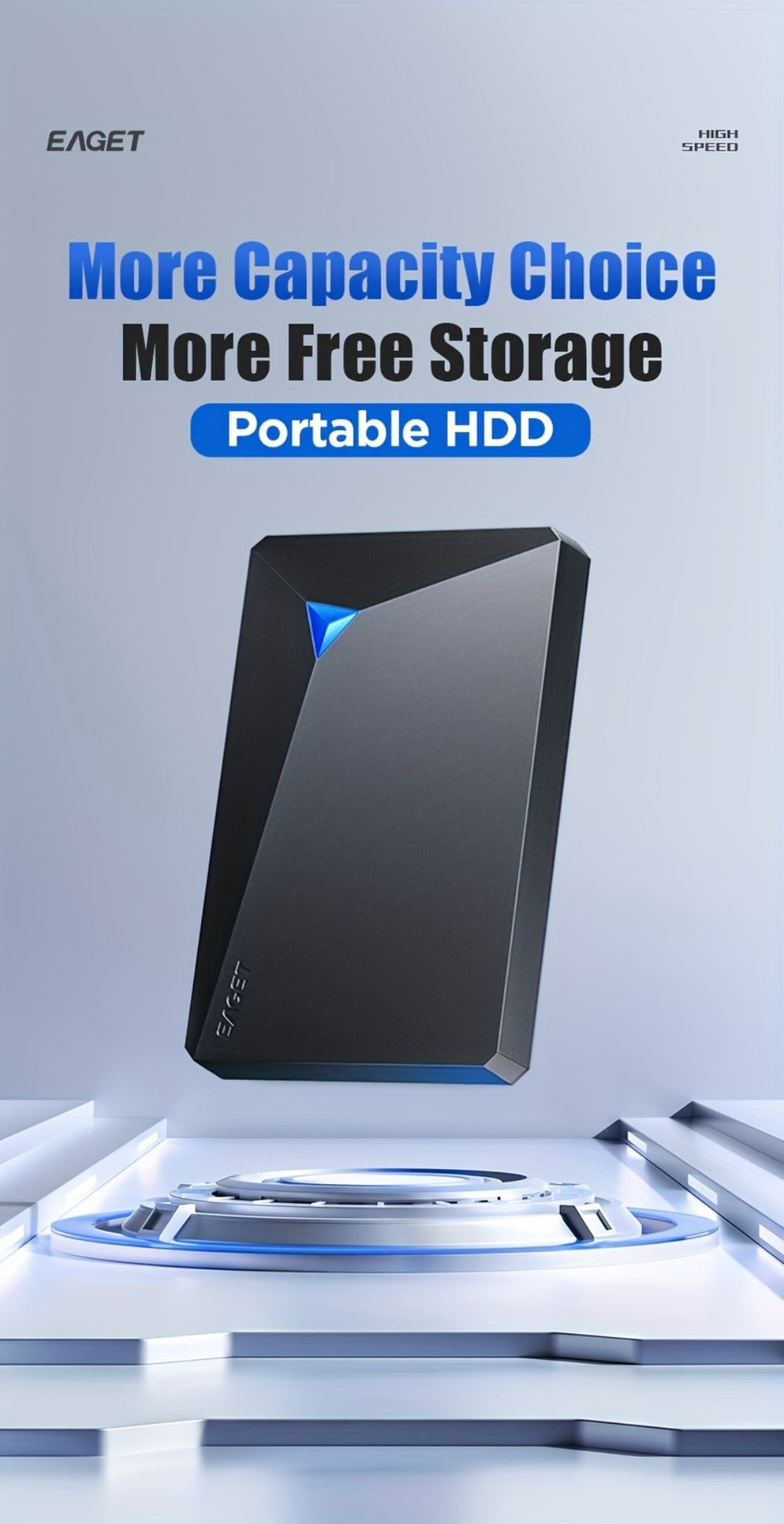 UASP NTFS Plug & Play External Hard Drive 250GB 320GB USB 3.0 Pre-Formatted Portable HDD High-Speed Mobile Storage for PC Laptop PS4 PS5 Xbox – Compact Bus-Powered No Driver Needed