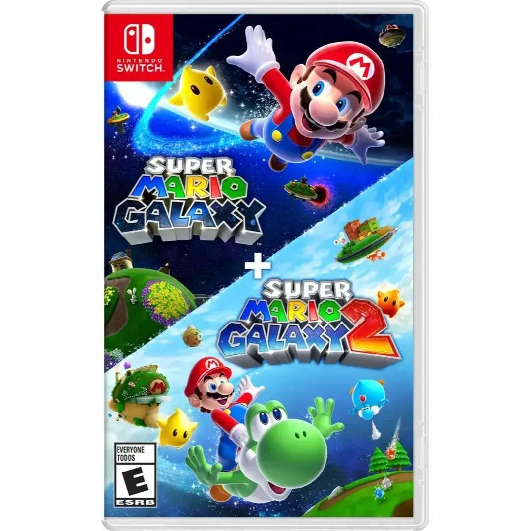 Super Mario Galaxy 1 & 2 Nintendo Switch 2025 – 2-Game Bundle for Nintendo Switch & Switch 2, US Edition, Multilingual, Classic Space Adventure Platformer, Great Gift for Kids & Fans