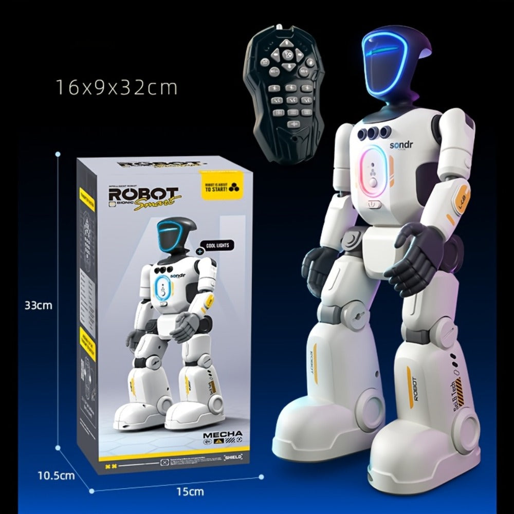 Humanoid Robot Toy, Gesture Sensor, Voice Recorder & Pose Control