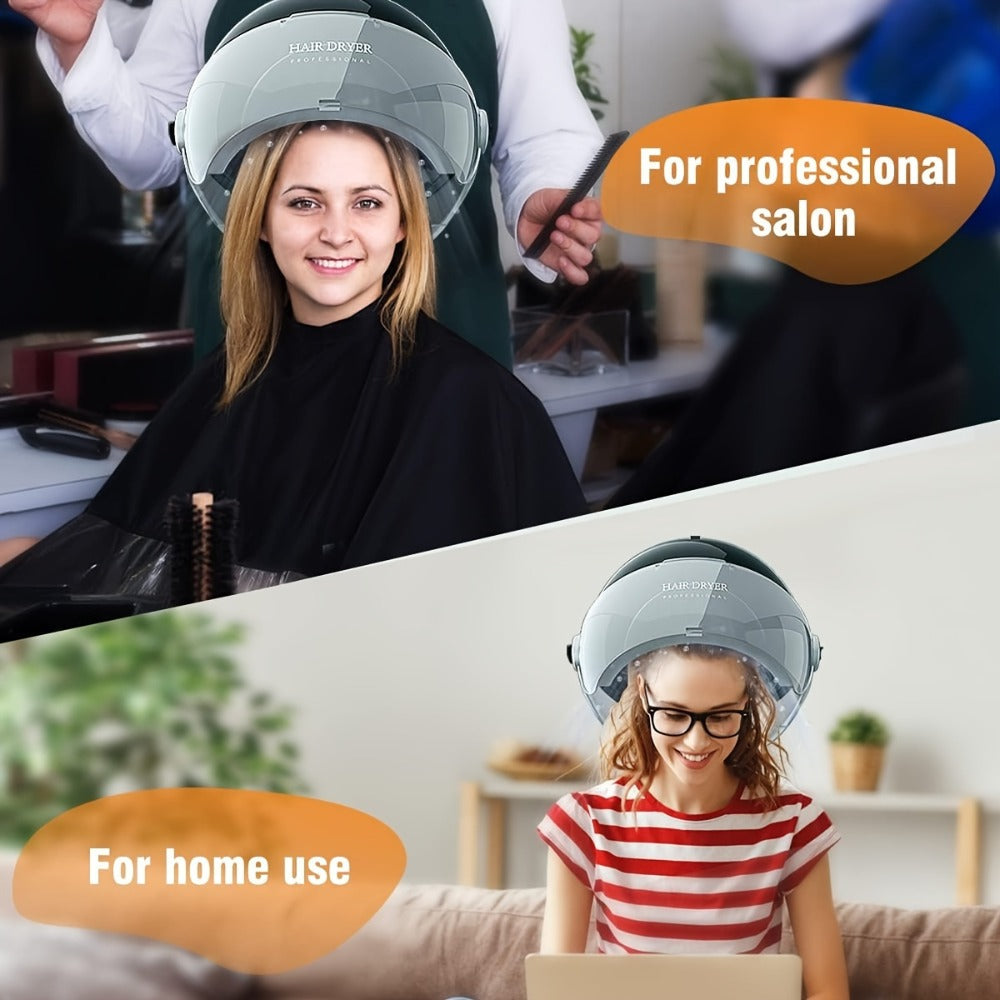 Ionic Floor-Standing Hooded Hair Dryer 1875W — Adjustable Height Professional Salon Hood Dryer for Deep Conditioning, Natural Hair, Roller Sets & Color Processing, 4 Colors