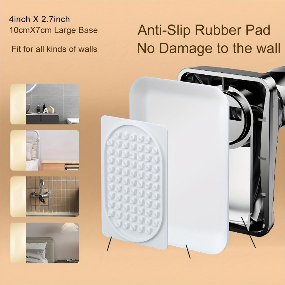 Telescopic Curtain Rod No Drill 15.75"-196.85" Adjustable Shower Curtain Rod 33mm for Large Windows