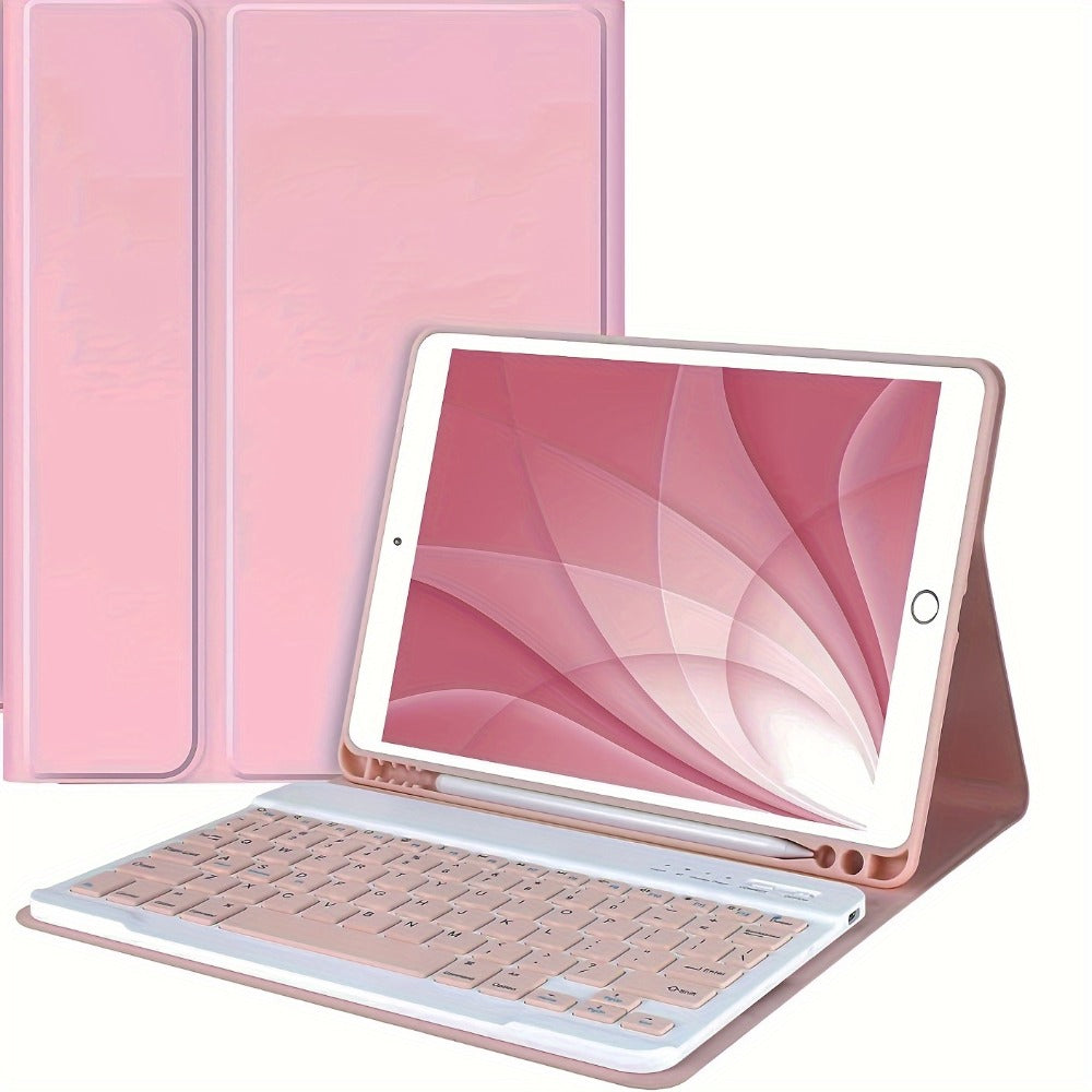 iPad Detachable Magnetic Keyboard with Touchpad – Compatible with iPad Air 11 M2 2024, iPad Pro 11", Air 4/5 10.9", iPad 10th Gen, iPad 7/8/9 10.2" | Type-C Charging, US Layout | Black, Blue, Pink
