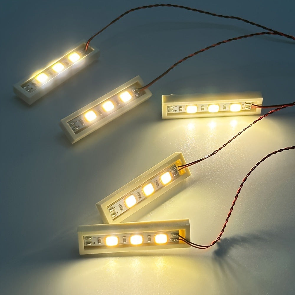 20-Piece 1x4 LED Brick Light Set for Building Block Displays
