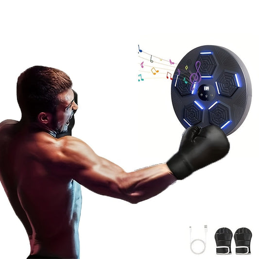 Wall-Mounted Musical Boxing Target with USB-C Charging, Three Model Options