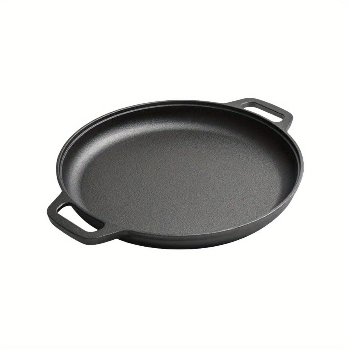 Pre-Seasoned Cast Iron Pan Set - Non-Stick Multifunctional Skillet for Pizza Home Kitchen Outdoor Cooking, Even Heating Compatible with All Stoves, 1/2/3 Piece Options