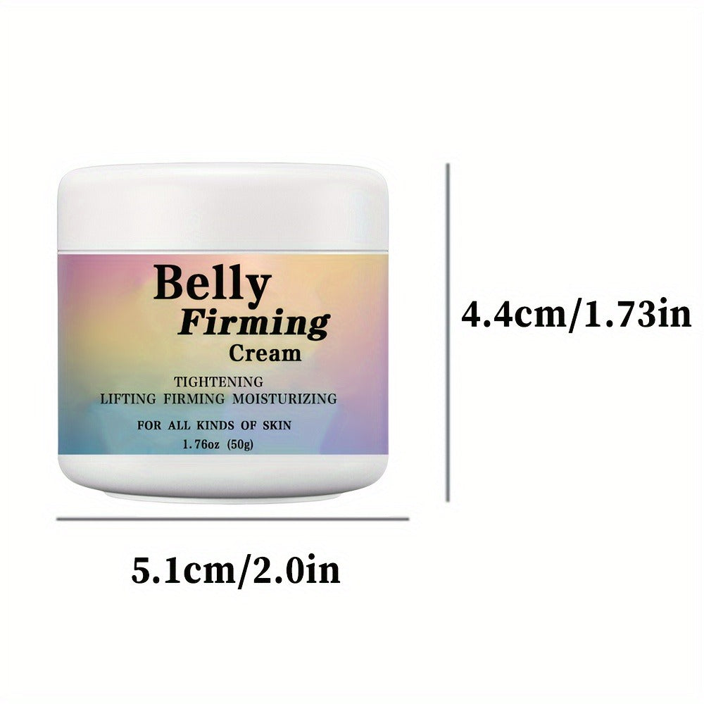 Belly Firming Cream with Hyaluronic Acid & Caffeine – Intensive Tightening & Lifting Body Lotion with Shea Butter Jojoba Oil & Vitamin E for Belly Buttocks Thighs Arms – Alcohol Free All Skin Types