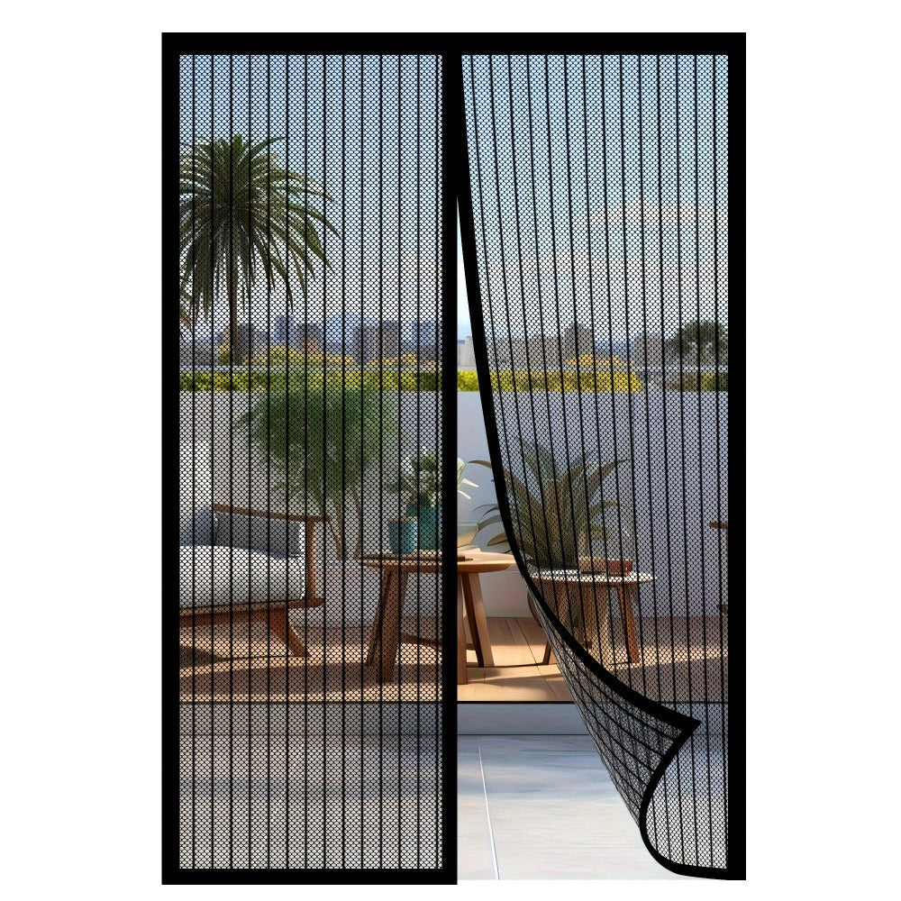 Magnetic Screen Door for Doorways – Heavy Duty Self-Sealing Mesh Door Screen with Magnetic Closure, Hands-Free, Pet & Kid Friendly, Durable Nylon, Fits Most Door Frames, Easy Install