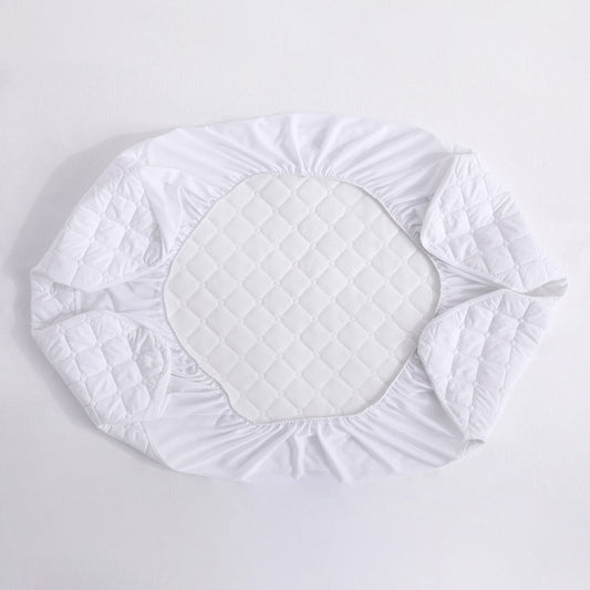 Crib Mattress Protector Fitted Sheets, Quilted 2-Pack in Standard & Mini Sizes