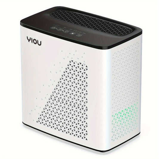 H13 HEPA Air Purifier with PM2.5 Display, Auto Mode and Timer, Black and White