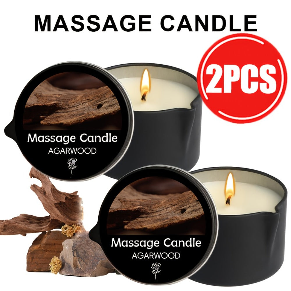 Scented Massage Candle 2-in-1 Soy Wax Essential Oil Body Lotion 20+ Scents 1pc 2pcs 6pcs Spa Nail Salon Pedicure Wedding Valentine Christmas Gift for Women