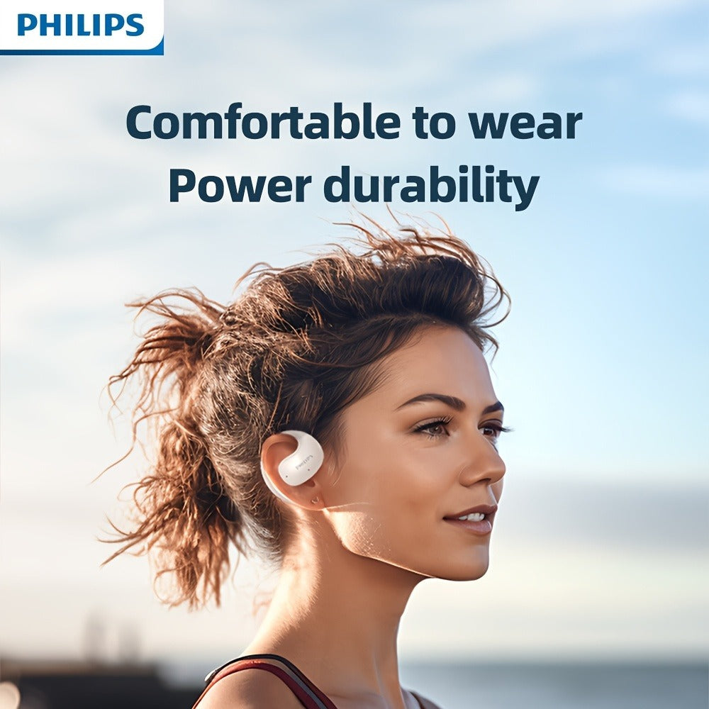 Philips TAT2708 True Wireless Earbuds, Stereo Surround Sound ENC Noise Cancellation Touch Controls Built-in Mic, 24H Polymer Battery USB-C Fast Charging Case, Lightweight for Commuting Workouts Daily Use