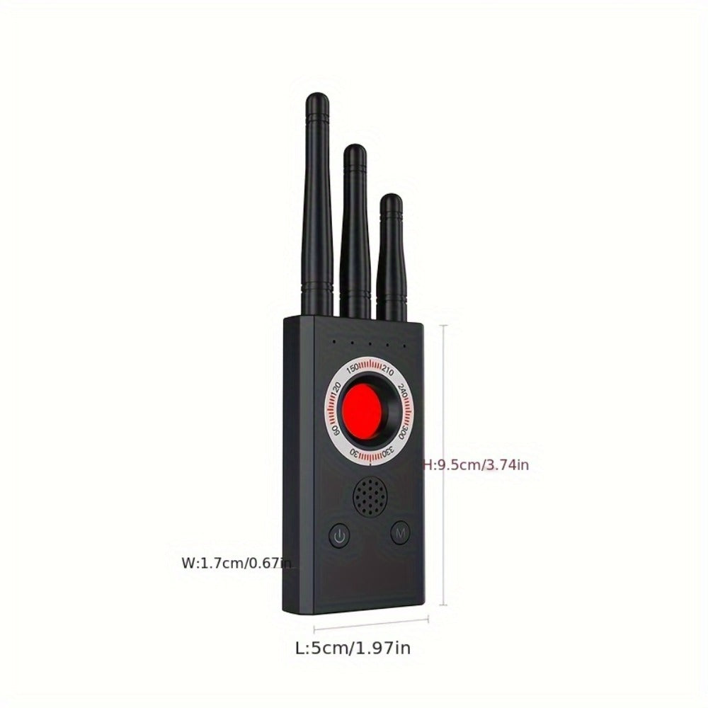 Portable Privacy Scanner Rechargeable – Detects Hidden Cameras, Infrared Wireless Cameras & USB Charging Bugs, No Wireless Signal Transmission, Passive Detection for Travel, Hotel & Home Security