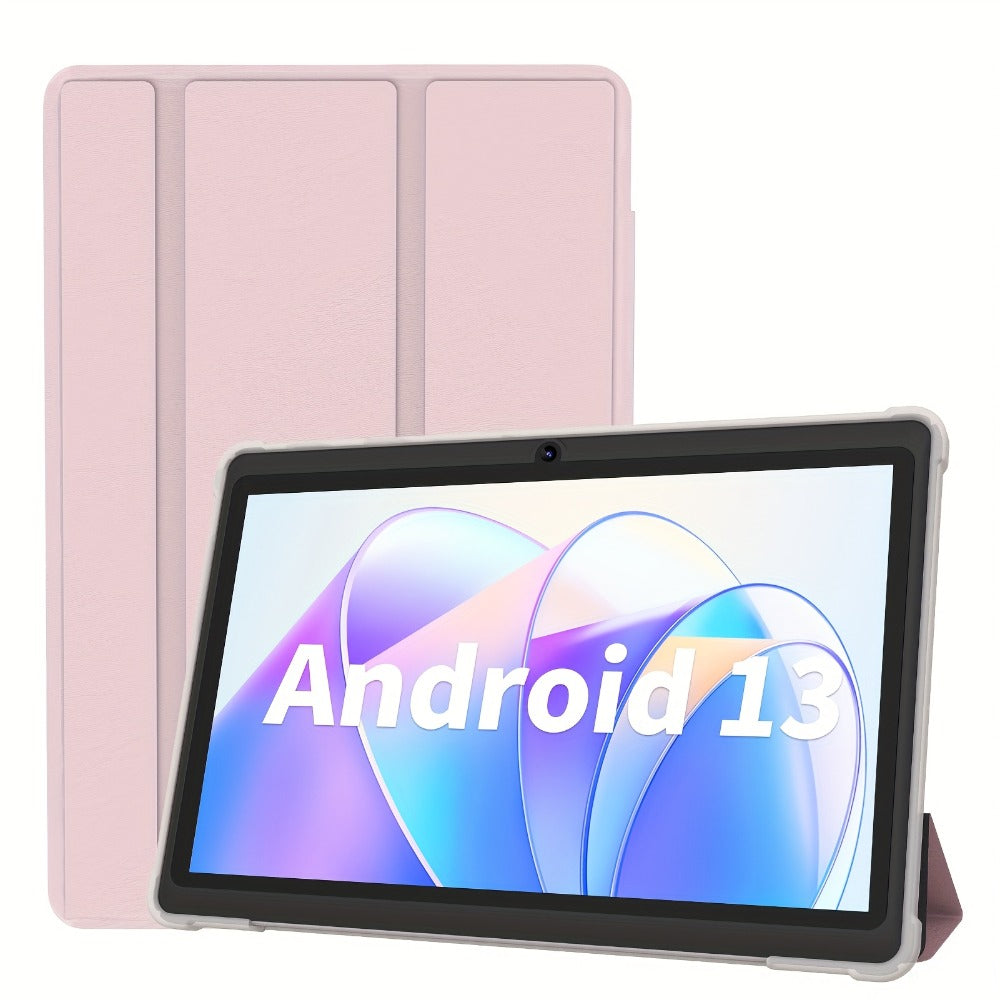 Android 13 Tablet 7 Inch with Protective Case – 4GB RAM, 32GB ROM, 1TB Expandable Storage, 3500mAh Battery, HD IPS Screen, Dual Camera, WiFi, USB-C, Classic Style Portable Tablet for Kids & Adults