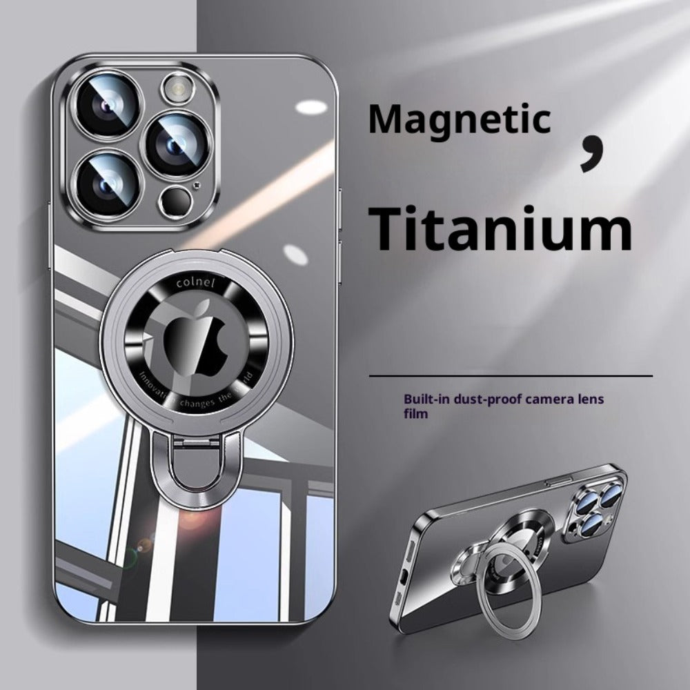 Magnetic U-Stand iPhone Case 2-Piece Set Drop Protection Streamlined Design for iPhone 17 Pro Max 17 Pro 17 Air 17 16 Pro Max 16 Pro 16 Plus 16 15 Pro Max 15 Pro 15 Plus 15 14 Pro Max 14 Pro 14 Plus 14 13 Pro Max 13 Pro 13 12 Pro Max 12 Pro 12