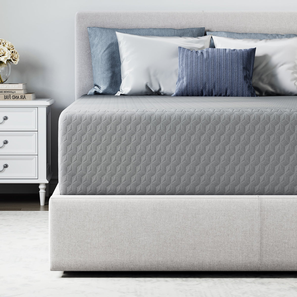 Double-Sided Bamboo Mattress with Memory Foam for Bedroom Comfort and Support detail image - detail view 18