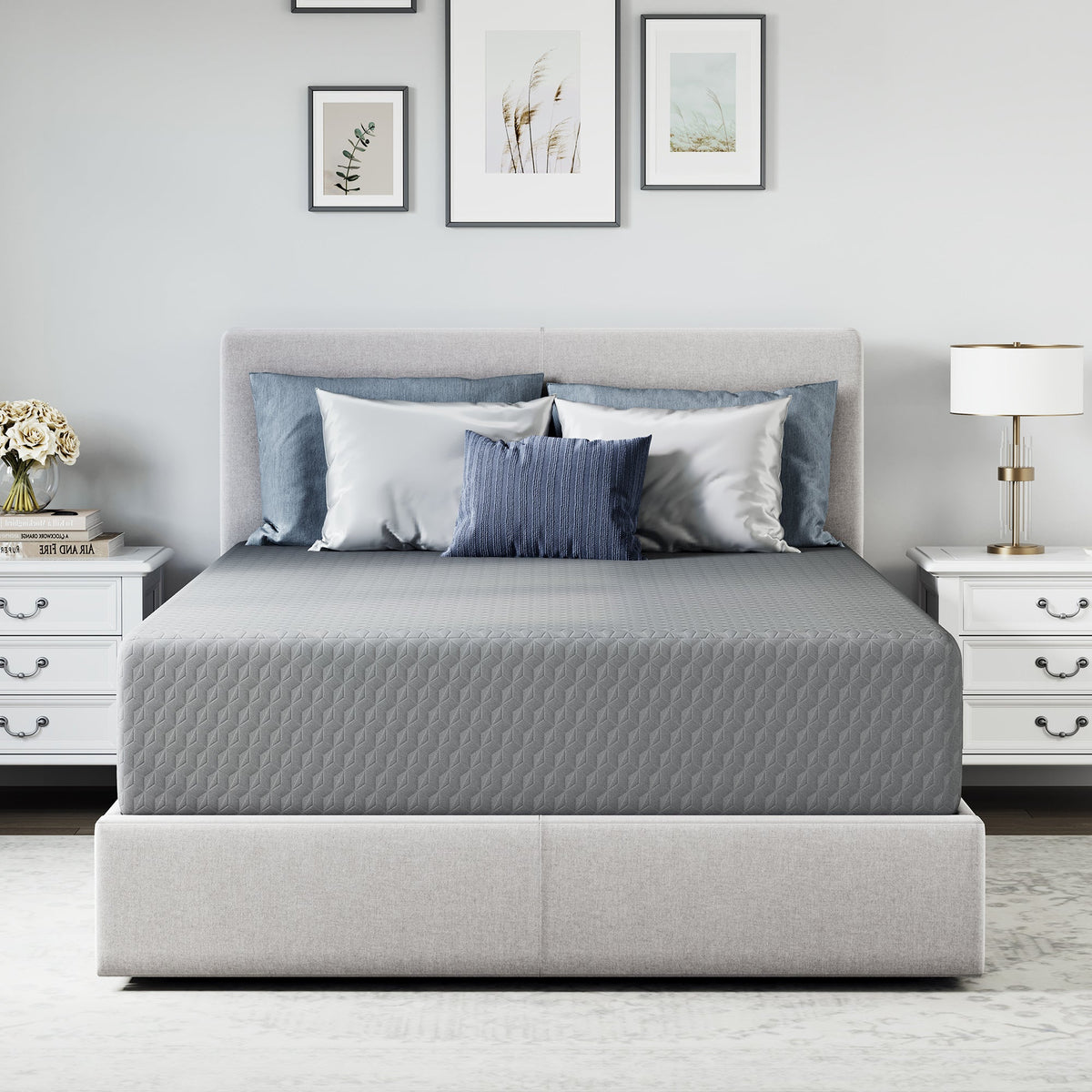Mattress shown in the Full, 6 inch option