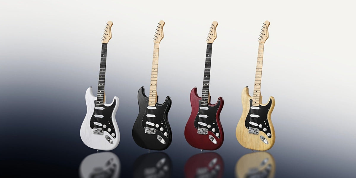 DST-80 Full Size Electric Guitar Kit with SSS Pickups and Amplifier detail image - detail view 21