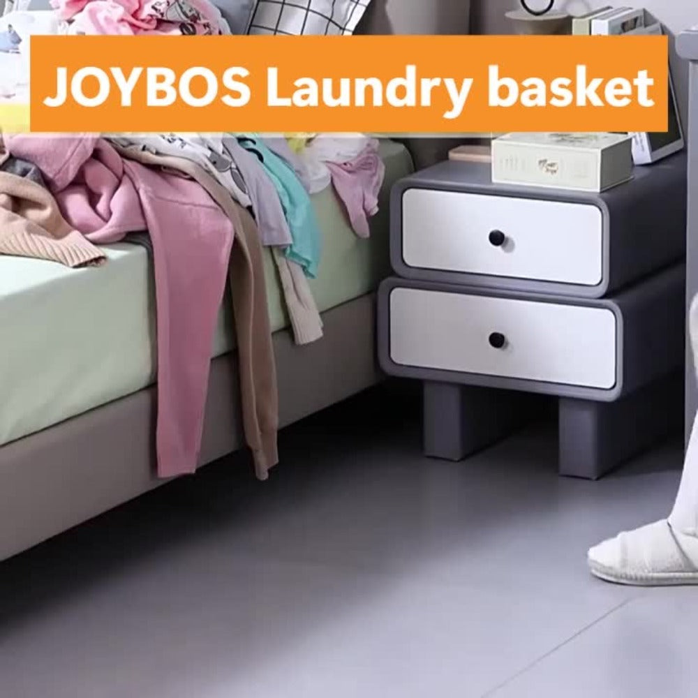 Rolling Laundry Basket with Lid and Wheels – Large Foldable Ventilated Storage Bin with Lockable Casters, Removable Inner Basket for Underwear, Space-Saving Clothes Hamper for Bedroom & Bathroom
