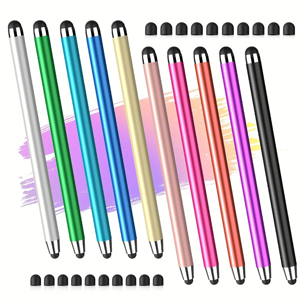 Stylus Pen for Touchscreen 10 Pack – High Precision Capacitive Stylus for Android Smartphones & Tablets, Compatible with iPad Samsung Galaxy Tab iPhone, Perfect Student & Back-to-School Gift Idea