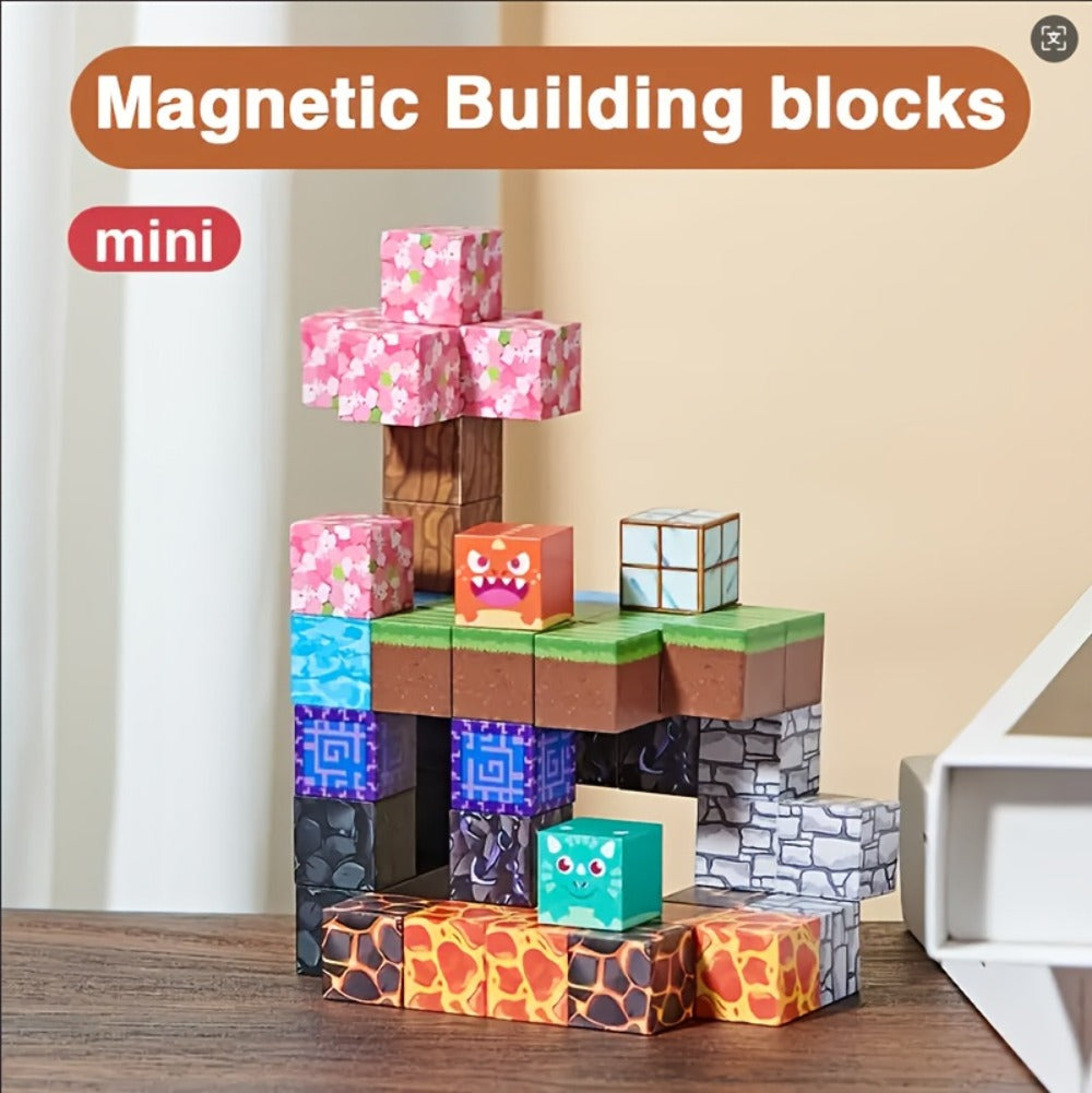 Magnetic Tiles Building Set, 100 or 210 Pieces for Ages 3+
