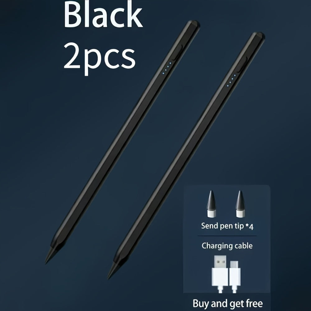 Stylus Pen for iPad & Android Tablets – Palm Rejection, Tilt Sensor, USB-C Charging, Compatible with iPad 6/7/8/9/10, Pro 11"/12.9"/M4, Air 3/4/5/6, Mini 5/6, All Android Tablets (Multi-Color)