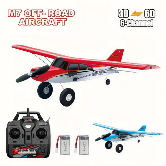 QIDI560 Brushless 6-Channel RC Plane with 2 Batteries