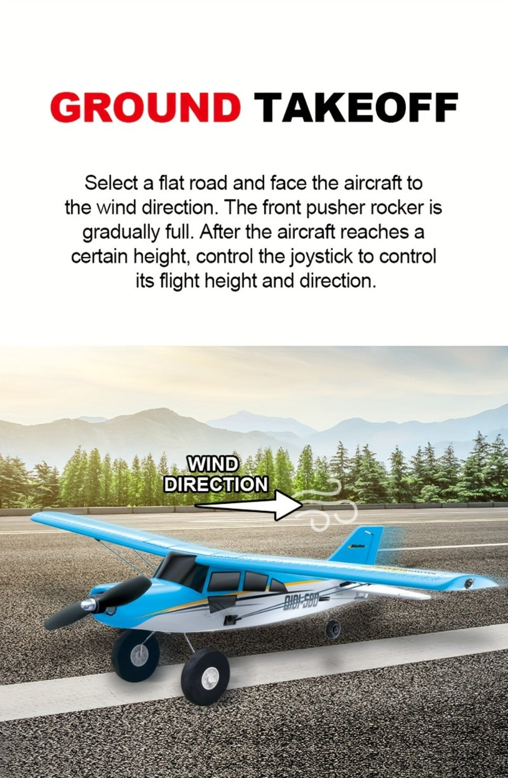 QIDI560 Brushless 6-Channel RC Plane with 2 Batteries