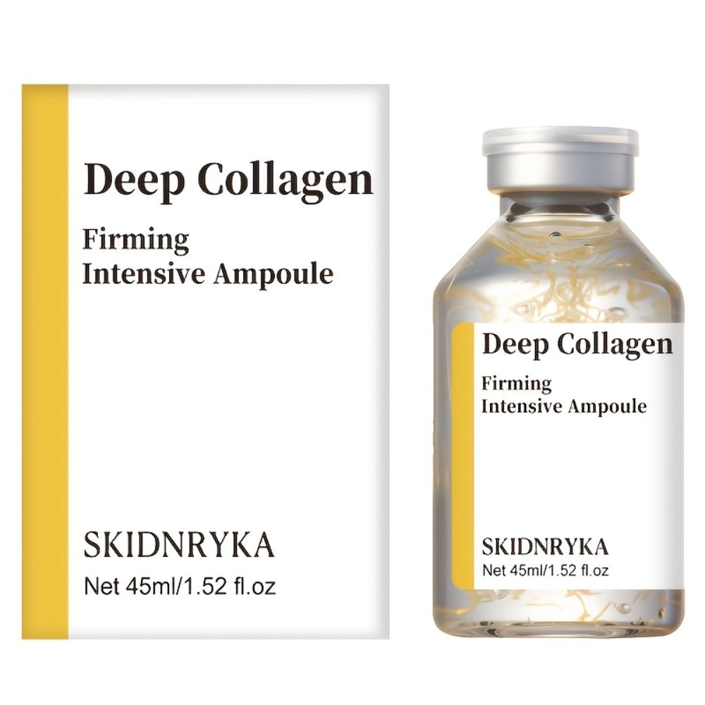 Collagen Serum with Niacinamide & Hyaluronic Acid, Deep Hydration Firming Plumping Skin Tightening Face Serum for All Skin Types, Brightening Even Skin Tone Anti-Aging Essence – 2pcs x 1.52oz