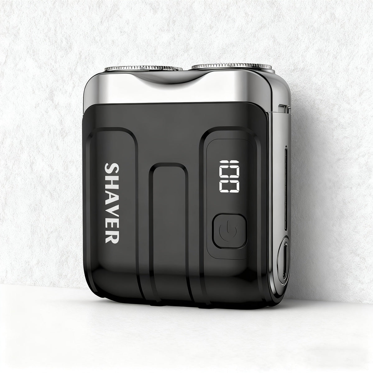 Portable Mini Electric Rotary Shaver for Men — USB Rechargeable Dual Head Cordless Razor, One-Button Operation, Long Battery Life, Pocket Size for Travel Home Gym, Gift for Him