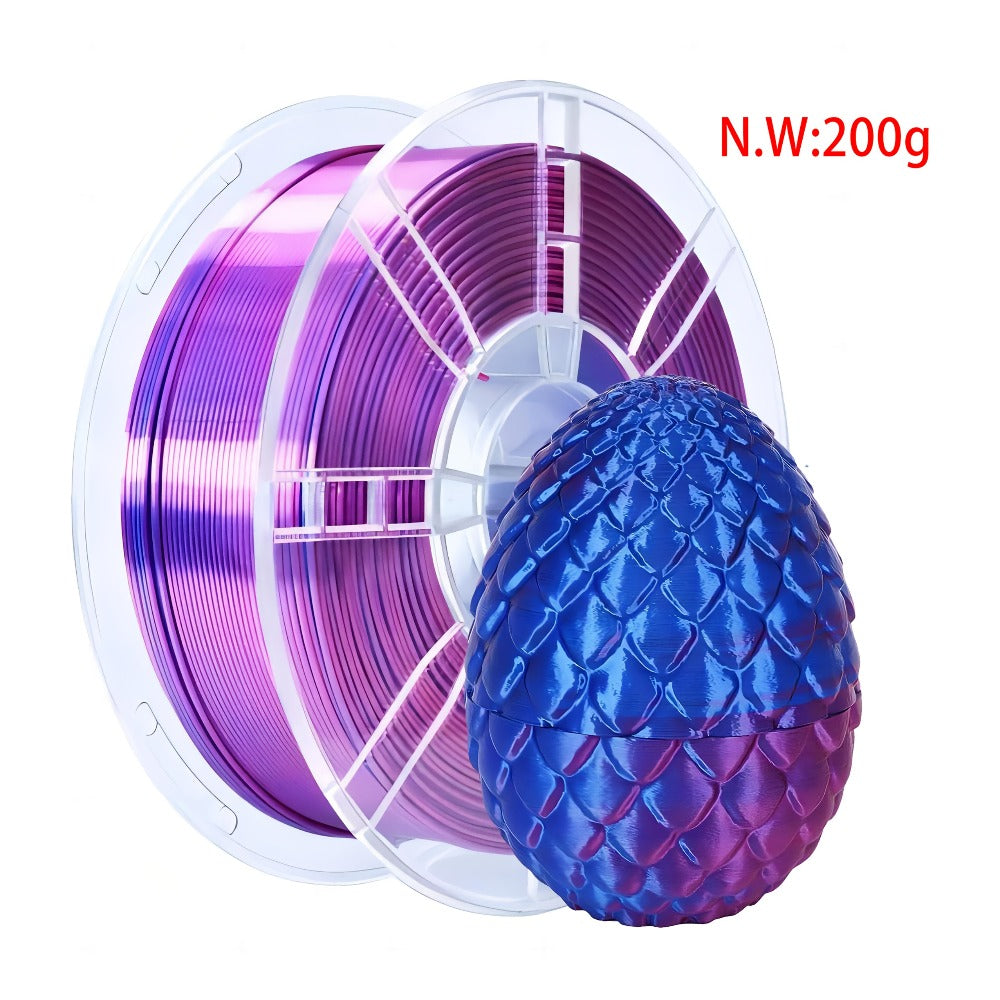 Multicolor PLA Filament 1.75mm 200g High Speed Printing – Strong Toughness High Precision Neat Winding Gradient 3D Printer Filament | KELEIDI Multicolor PLA Spool for FDM 3D Printers Hobbyists