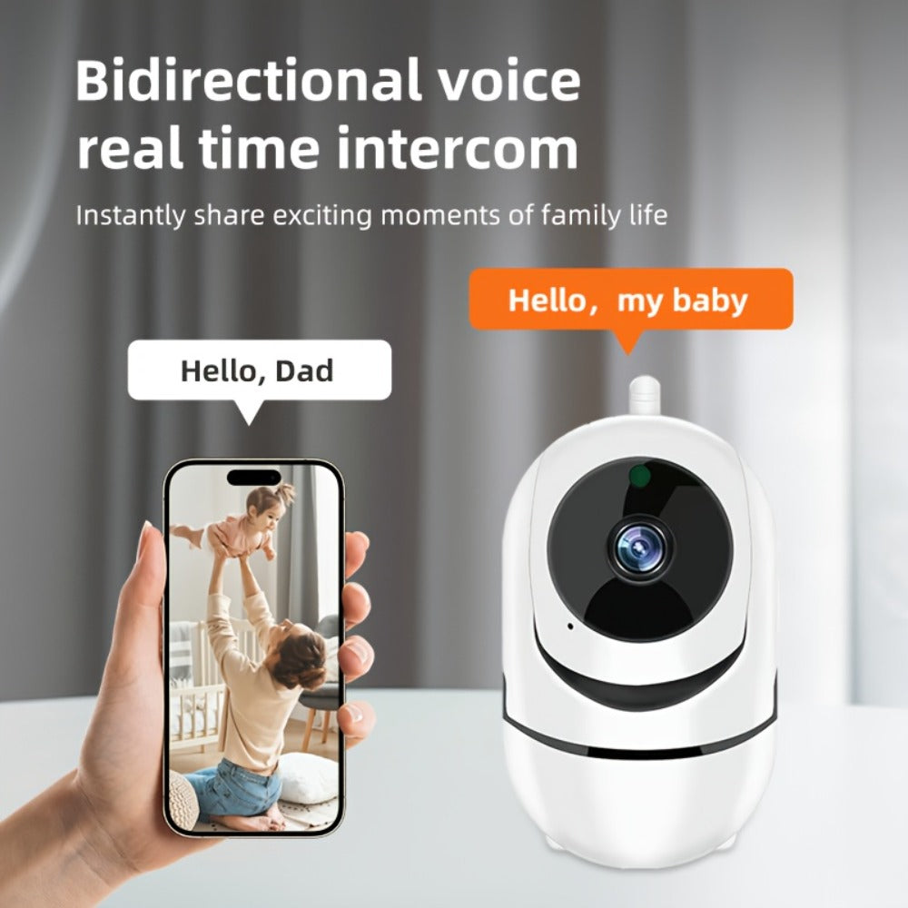 1080P Indoor Security Camera WiFi with Night Vision & Motion Detection – Two-Way Audio, Remote Viewing, Baby Monitor, Pet Cam, Home Surveillance Camera No Subscription