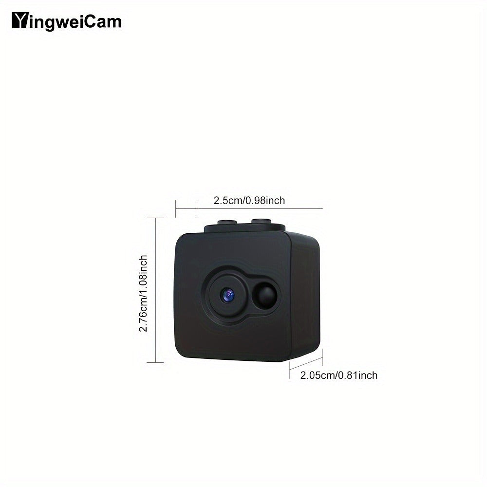 No WiFi Security Camera with SD Card Portable Rechargeable, Plug-and-Play Loop Recording, Hidden Spy Cam for Home Baby Monitor Nanny Pet Office Surveillance – Compact Offline Standalone Camera