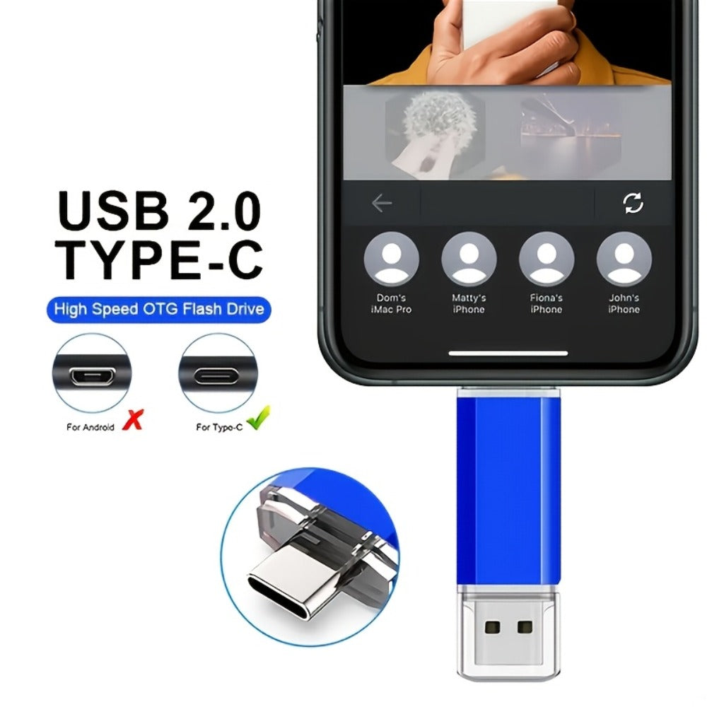 USB C Flash Drive OTG 2-in-1 Dual Interface 128GB 64GB 32GB – KOOTION Type-C USB 2.0 Metal Thumb Drive Photo Stick High Speed Memory Stick for Android Smartphone Tablet Laptop
