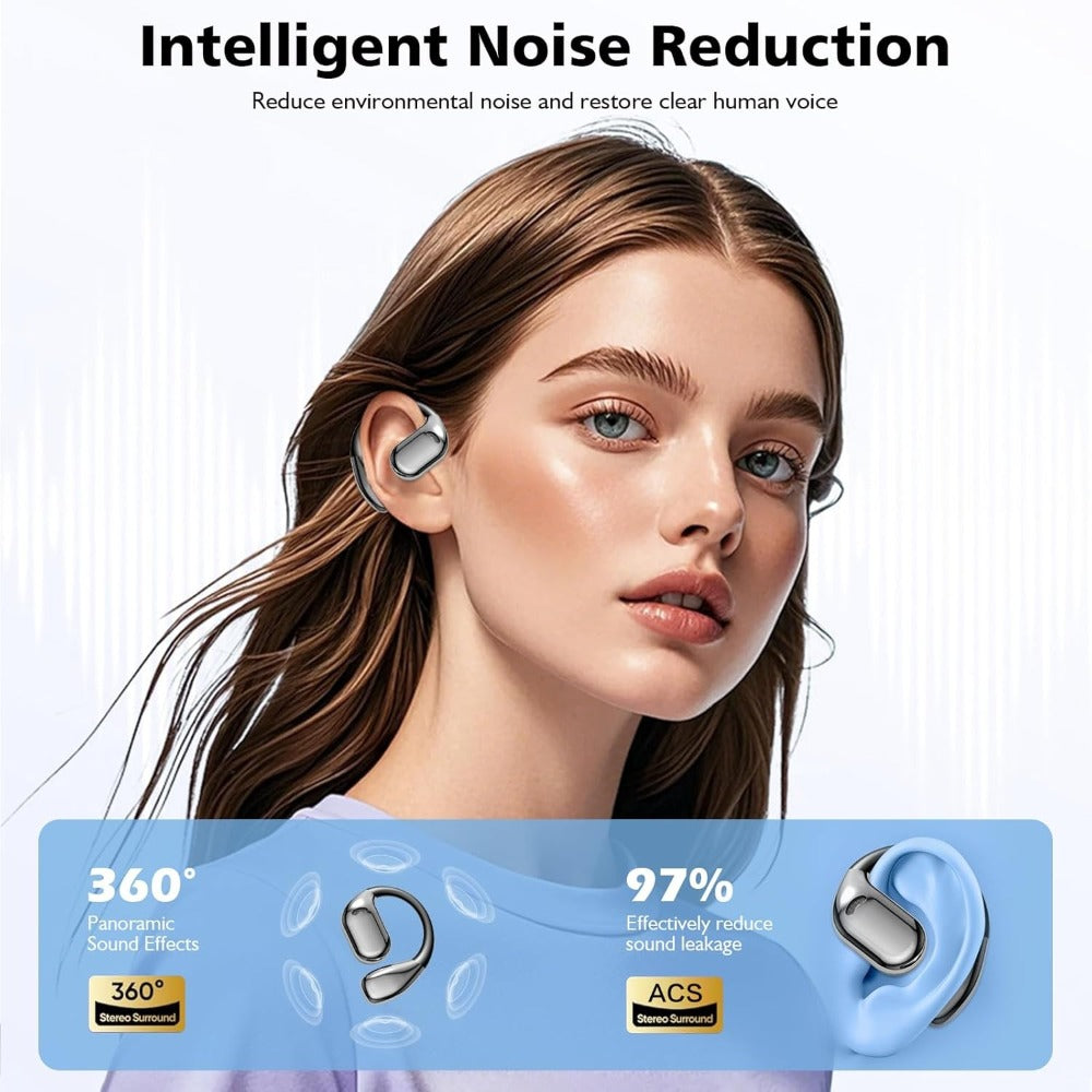 Bone Conduction AI Translation Earphones 156 Languages 3-in-1 Real-Time Wireless Headphones for Travel Business Learning Black Beige Dark Blue Green