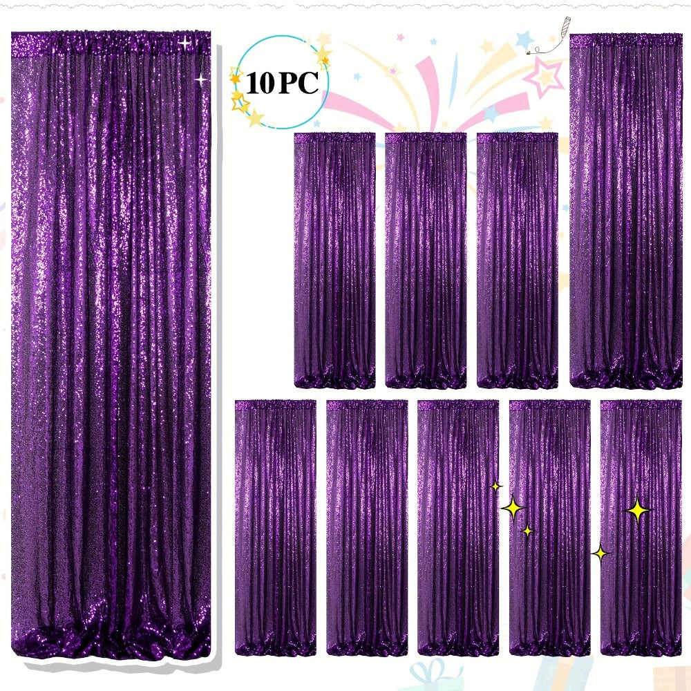 Sequin Backdrop Curtains 2FTx8FT Glitter Photography Background Panels for Party Wedding Birthday Stage Decoration Gold Yellow Shimmer Curtain Set 4 6 10 Panels Available
